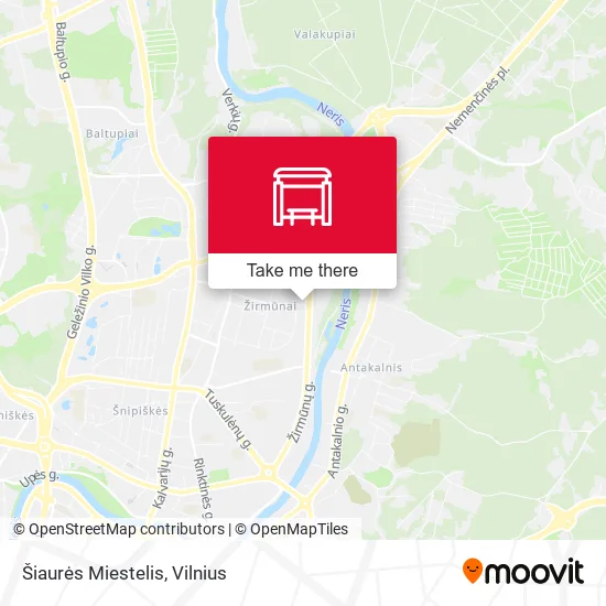 Карта Šiaurės Miestelis