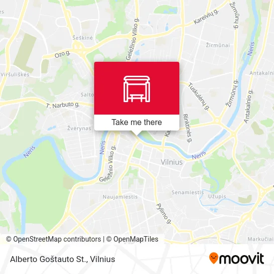Карта Alberto Goštauto St.