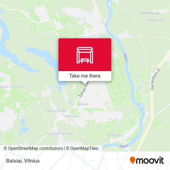 Карта Balsiai