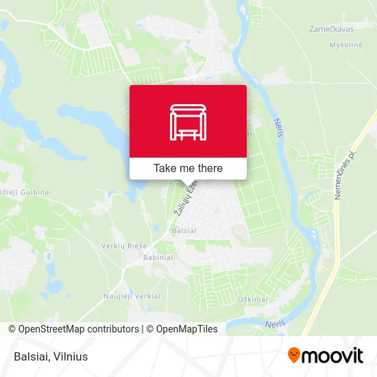 Карта Balsiai