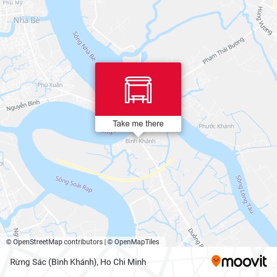 Rừng Sác (Bình Khánh) map