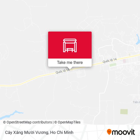 Cây Xăng Mười Vương map