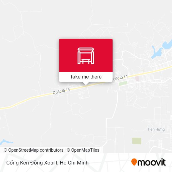 Cổng Kcn Đồng Xoài I map