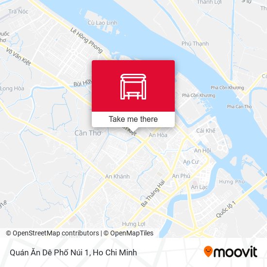 Quán Ăn Dê Phố Núi 1 map