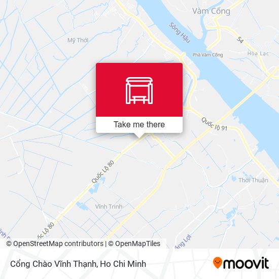 Cổng Chào Vĩnh Thạnh map