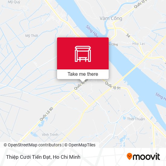 Thiệp Cưới Tiến Đạt map