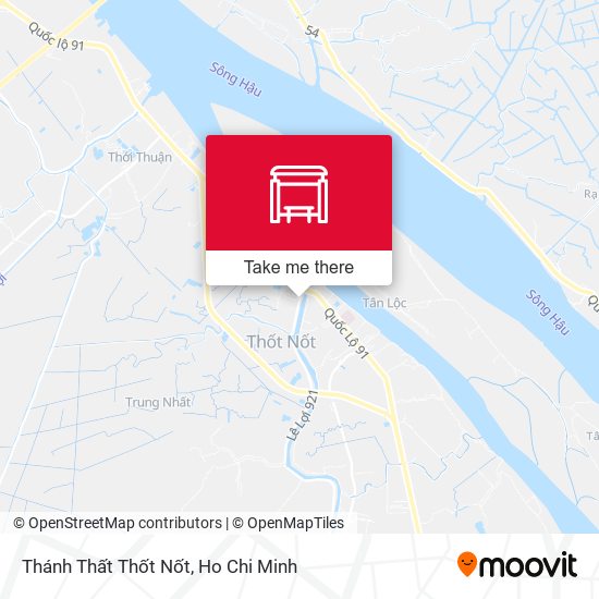 Thánh Thất Thốt Nốt map