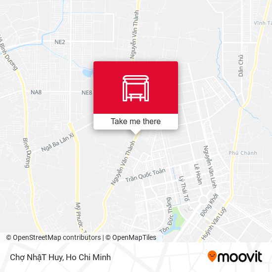 Chợ NhậT Huy map