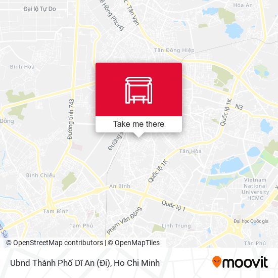 Ubnd Thành Phố Dĩ An (Đi) map