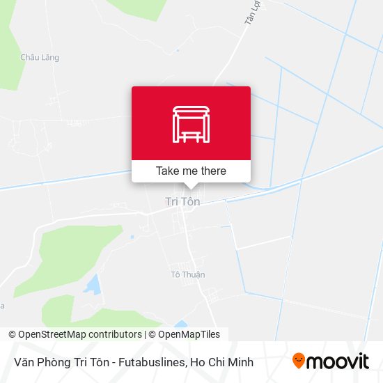 Văn Phòng Tri Tôn - Futabuslines map