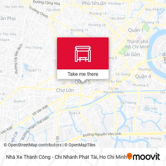 Nhà Xe Thành Công - Chi Nhánh Phát Tài map