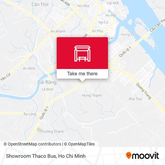 Showroom Thaco Bus map