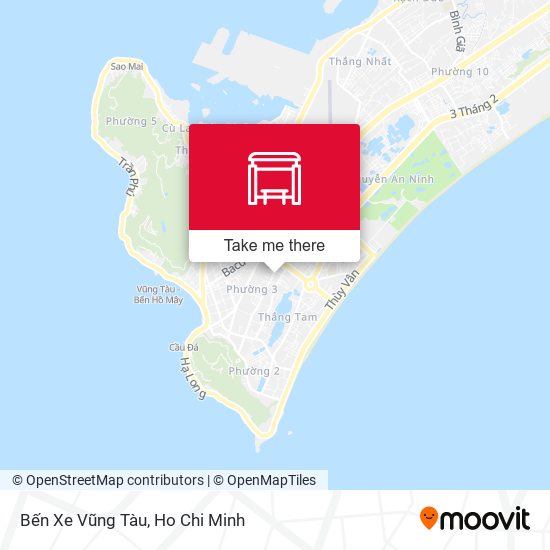 Bến Xe Vũng Tàu map