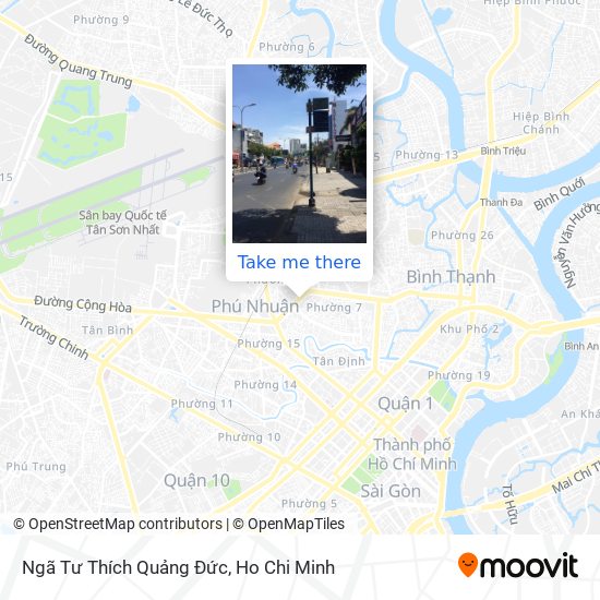 Ngã Tư Thích Quảng Đức map