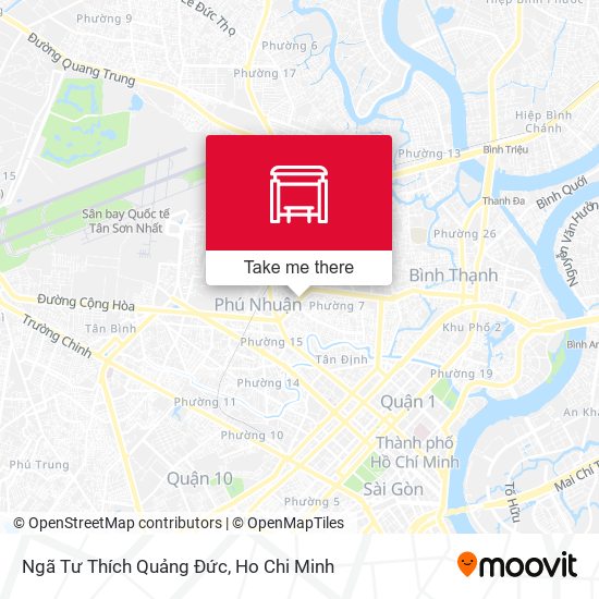 Ngã Tư Thích Quảng Đức map