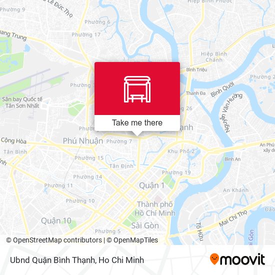 Ubnd Quận Bình Thạnh map