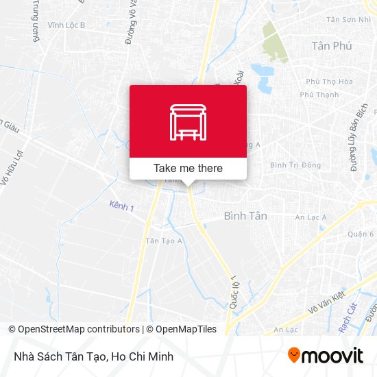 Nhà Sách Tân Tạo map