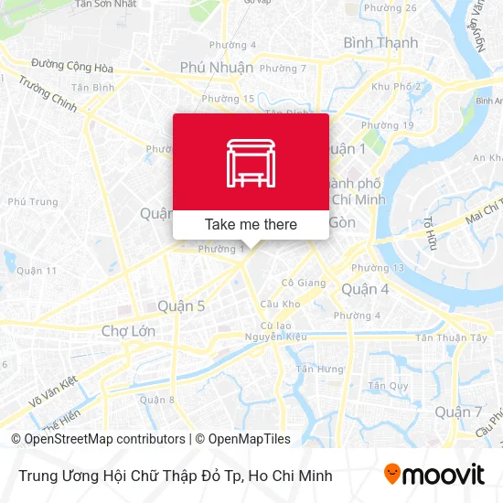 Trung Ương Hội Chữ Thập Đỏ Tp map
