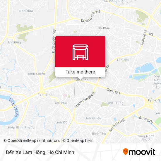 Bến Xe Lam Hồng map