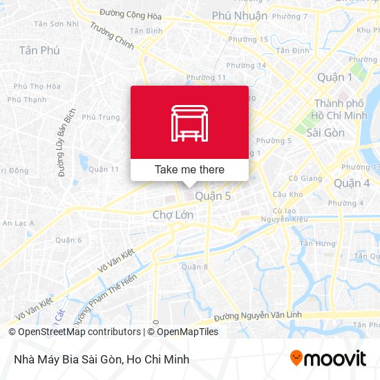 Nhà Máy Bia Sài Gòn map