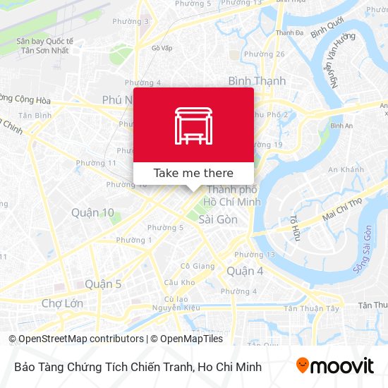 Bảo Tàng Chứng Tích Chiến Tranh map