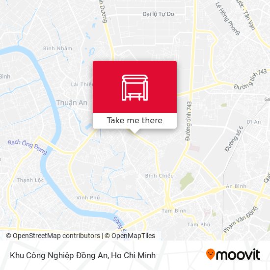 Khu Công Nghiệp Đồng An map