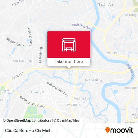 Cầu Cả Bốn map