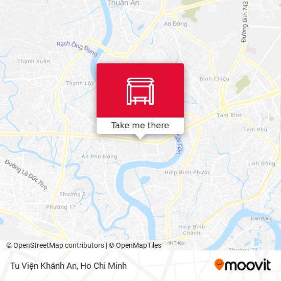 Tu Viện Khánh An map