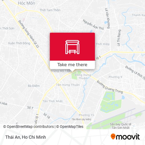 Thái An map