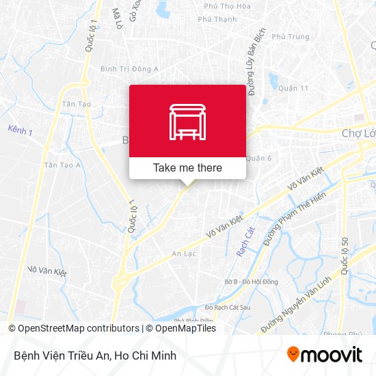 Bệnh Viện Triều An map