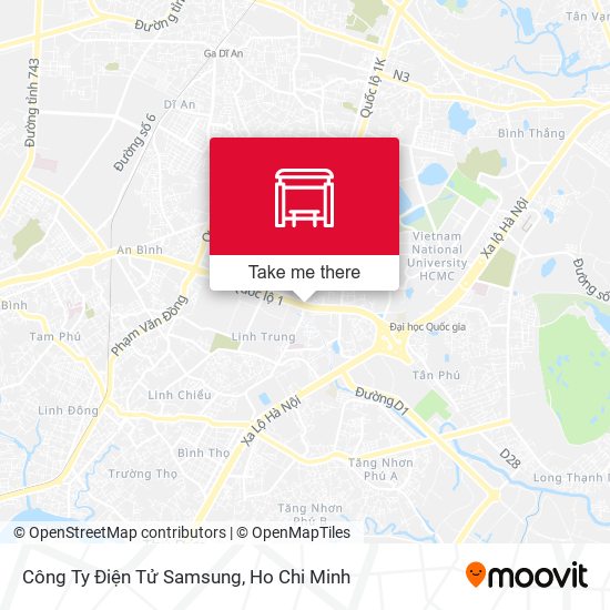 Công Ty Điện Tử Samsung map