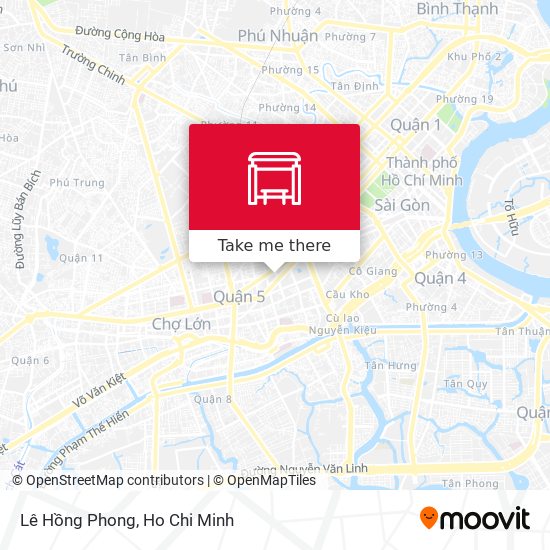 Lê Hồng Phong map