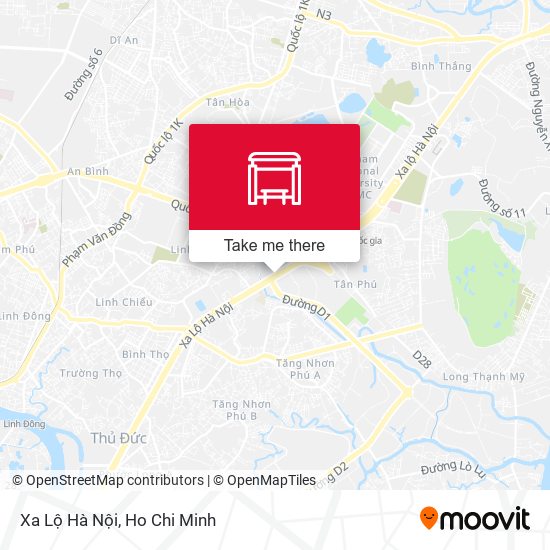 Xa Lộ Hà Nội map