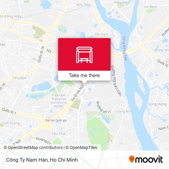 Công Ty Nam Hàn map