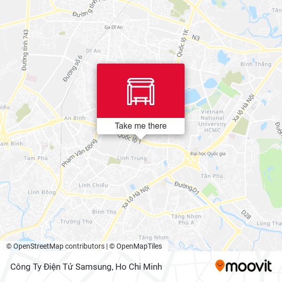 Công Ty Điện Tử Samsung map