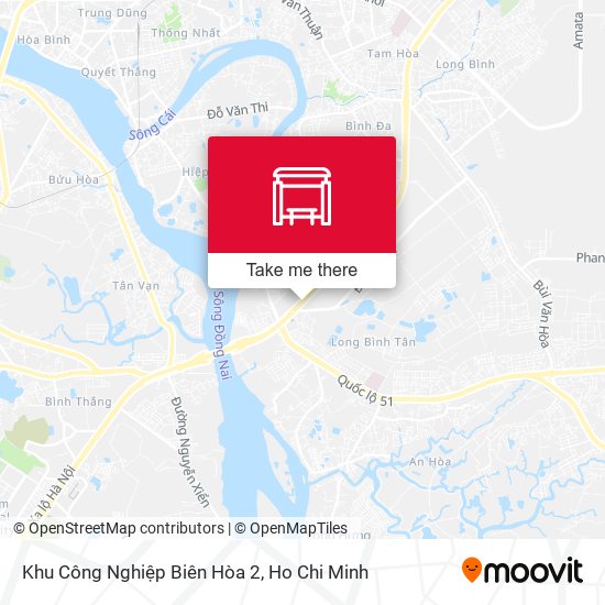 Khu Công Nghiệp Biên Hòa 2 map