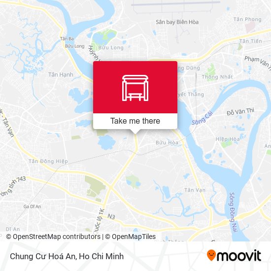 Chung Cư Hoá An map
