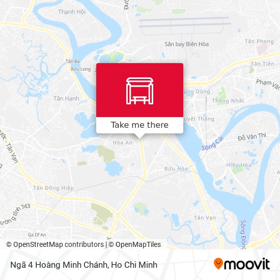 Ngã 4 Hoàng Minh Chánh map