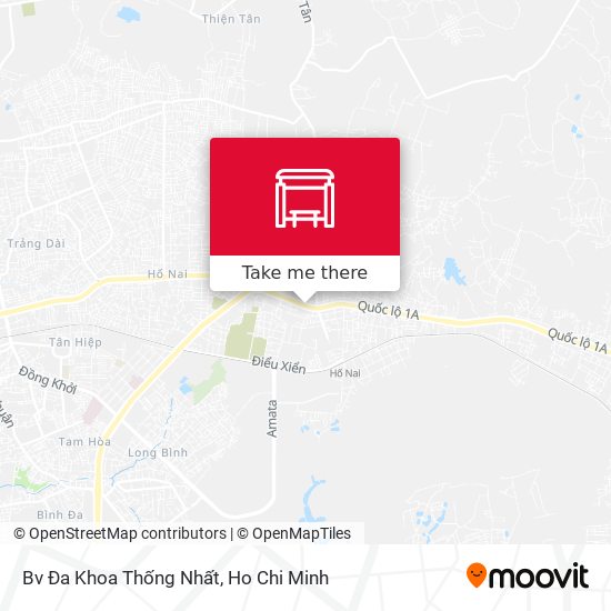 Bv Đa Khoa Thống Nhất map