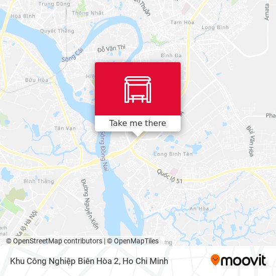 Khu Công Nghiệp Biên Hòa 2 map