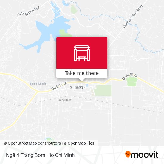 Ngã 4 Trảng Bom map