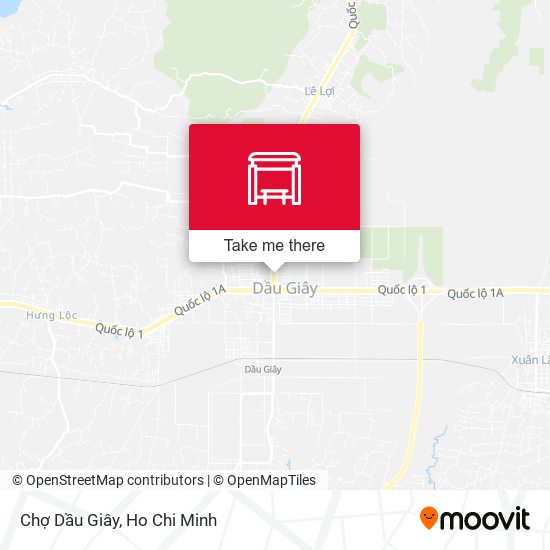 Chợ Dầu Giây map