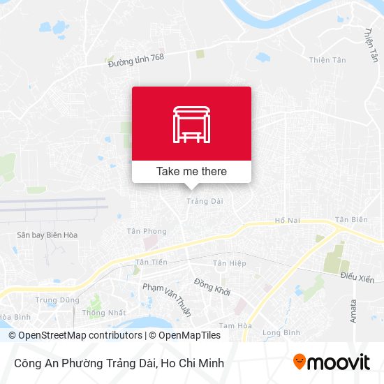 Công An Phường Trảng Dài map