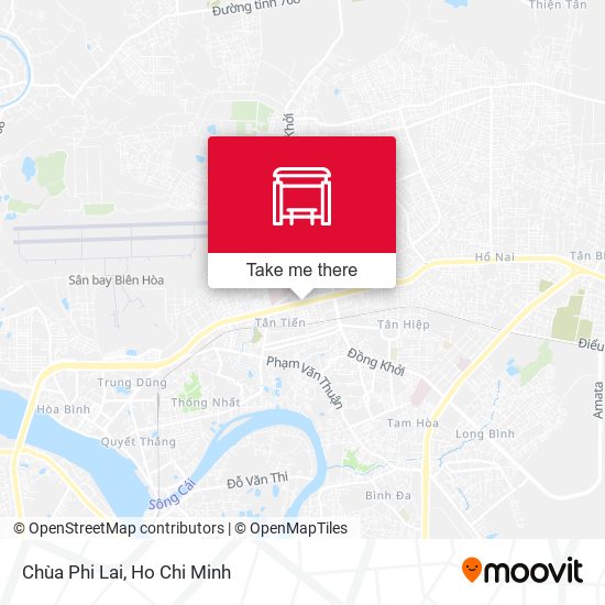 Chùa Phi Lai map