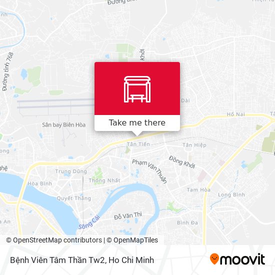 Bệnh Viên Tâm Thần Tw2 map