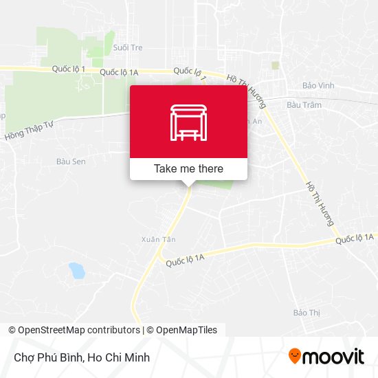 Chợ Phú Bình map