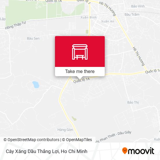 Cây Xăng Dầu Thắng Lợi map