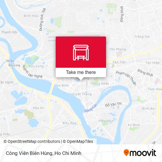 Công Viên Biên Hùng map