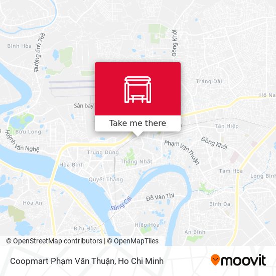 Coopmart Phạm Văn Thuận map