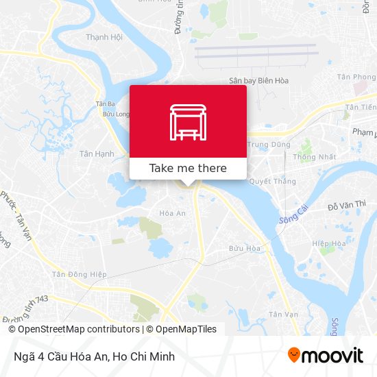 Ngã 4 Cầu Hóa An map